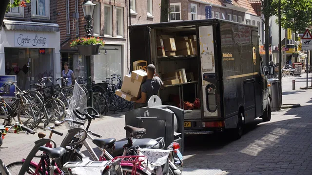 UPS van in Alkmaar. What to put in a local delivery business package for 2027
