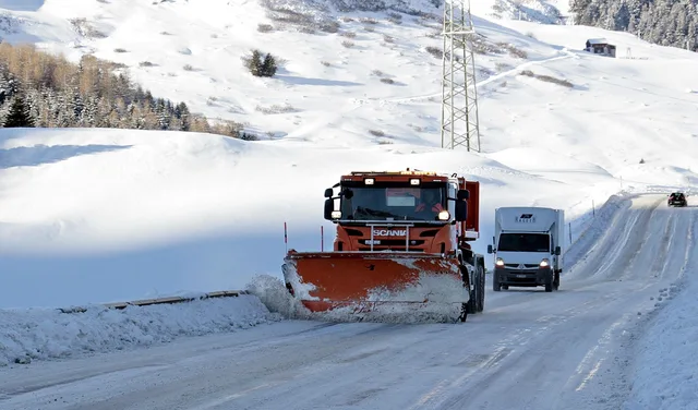 snow, mountain, nature, winter, clearance service, wintry, cold, winter landscape, white, winter service, snowy, gritter, road, winter clearance service, oncoming traffic, new zealand, snowed in, slippery road, july pass, switzerland, traffic. How Colorado altitude and snow affect Denver courier routes
