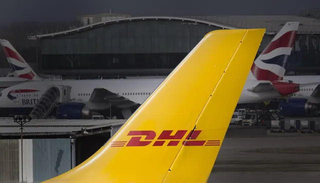 dhl, freight, cargo, airline, airplane, aviation, transport, mail, shipment, delivery, yellow, transporting service, parcel service, parcel delivery, delivering package, logistics. Local delivery software and KPI guide for 2027
