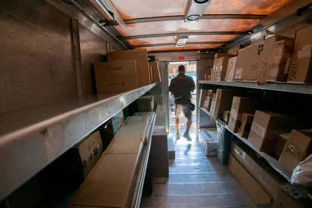 UPS Driver Wes Korczyncski delivers a food box from the U.S. Department of Agriculture (USDA) Food and Nutrition Service (FNS) Meals to You program that responded to the school closures due to COVID-19, here one of the partners, PepsiCo, implemented a logistics solution that utilizes package deliver. Same day delivery rates for retailers: what platforms charge